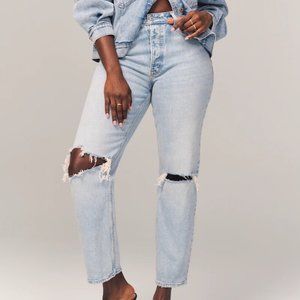 Abercrombie Curve Love Dad Jeans